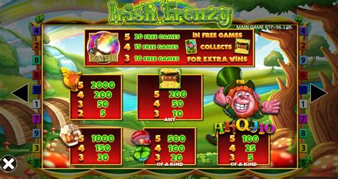 irish frenzy slotti|Irish Frenzy Slot Machine .